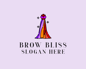 Stylish Mannequin Dress Gown logo design