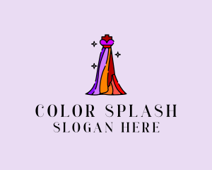 Stylish Mannequin Dress Gown logo design