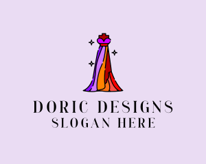 Stylish Mannequin Dress Gown logo design