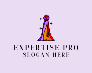 Stylish Mannequin Dress Gown logo design