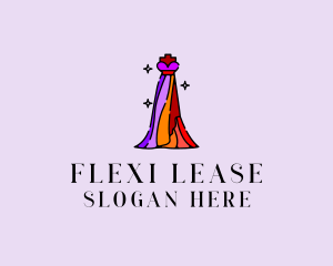 Stylish Mannequin Dress Gown logo design