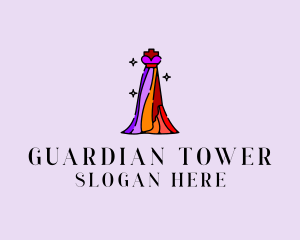 Stylish Mannequin Dress Gown logo design