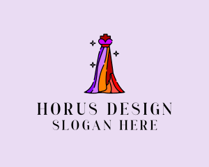 Stylish Mannequin Dress Gown logo design