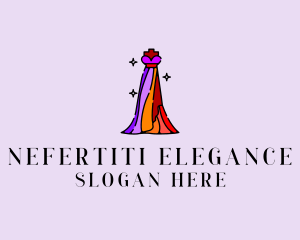 Stylish Mannequin Dress Gown logo design