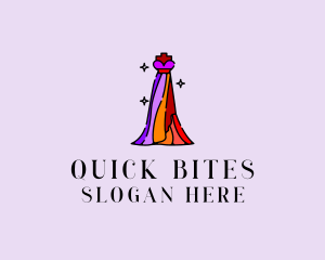 Stylish Mannequin Dress Gown logo design