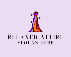 Stylish Mannequin Dress Gown logo design