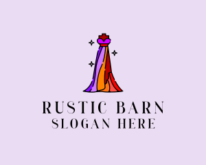 Stylish Mannequin Dress Gown logo design