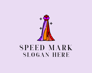 Stylish Mannequin Dress Gown logo design