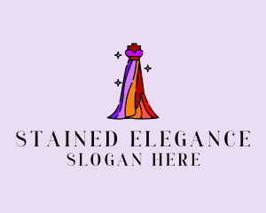 Stylish Mannequin Dress Gown logo design