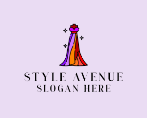 Fashionable - Stylish Mannequin Dress Gown logo design