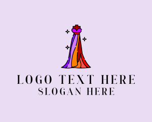 Stylish Mannequin Dress Gown Logo