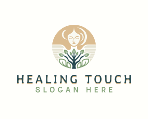 Woman Tree Spa logo design