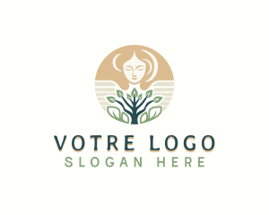 Yogi - Woman Tree Spa logo design