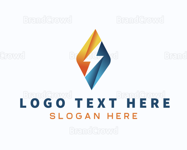 Gradient Electric Bolt Logo