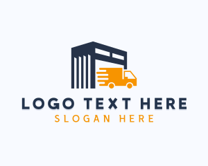 Truck - Warehouse Logistics Cargo logo design