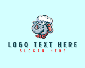 Cater - Elephant Chef Eatery logo design