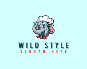 Bandana - Elephant Chef Eatery logo design