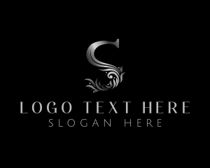 High End - Elegant Luxe Boutique Letter S logo design