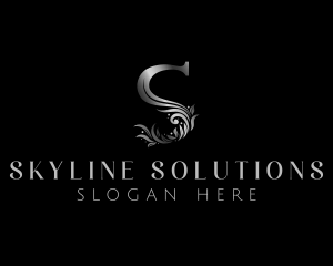 Elegant Luxe Boutique Letter S logo design