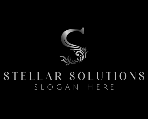 Elegant Luxe Boutique Letter S logo design