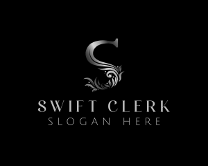 Elegant Luxe Boutique Letter S logo design