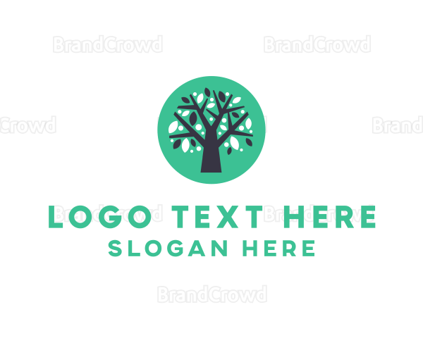 Leaf Organic Tree Logo