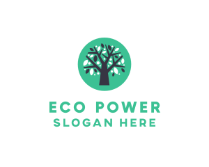 Renewable - Leaf Organic Tree logo design
