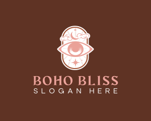 Boho - Cosmic Eye Boho logo design
