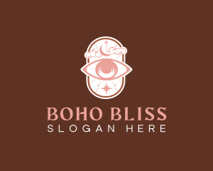 Cosmic Eye Boho logo design