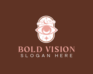 Cosmic Eye Boho logo design