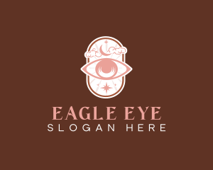 Cosmic Eye Boho logo design