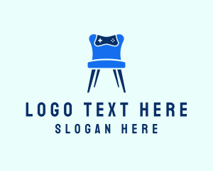 Gaming Controller Chair logo design