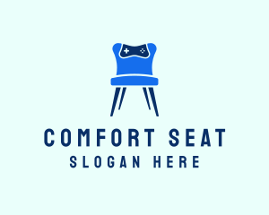 Gaming Controller Chair logo design