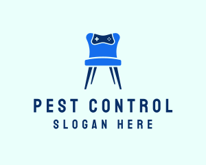 Gaming Controller Chair logo design