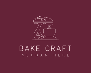 Stand Mixer Bakery logo design