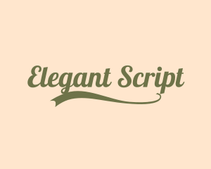 Generic Script Business logo design