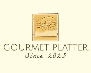 Platter - Deli Cheese Platter logo design