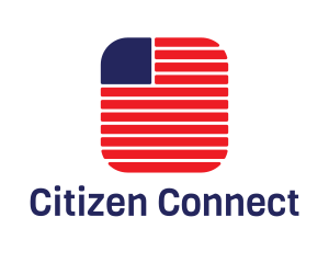 Citizenship - USA Flag App logo design