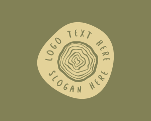 Rustic - Organic Woodgrain Carpentry logo design