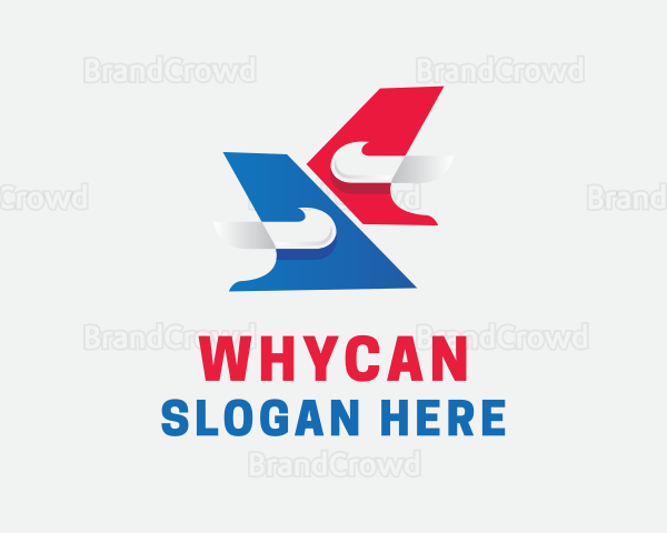 Modern Airline Transportation Logo