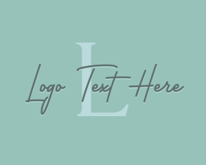 Luxury Fashion Stylist Logo