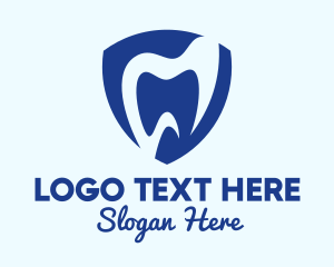 Shield - Blue Dental Shield logo design