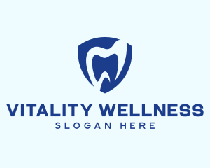 Health - Dental Health Shield logo design