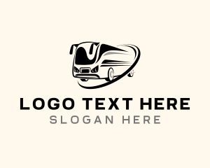 Swoosh - Travel Tour Bus logo design