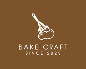 Baking Pastry Whisk  logo design