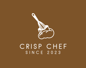 Baking Pastry Whisk  logo design