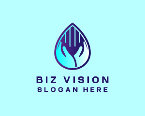 Hand Fluid Sanitizer logo design