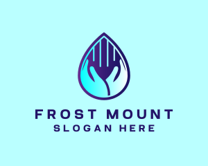 Hand Fluid Sanitizer logo design