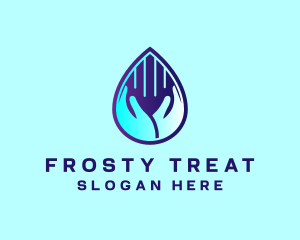 Hand Fluid Sanitizer logo design