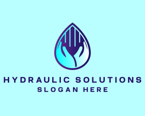 Hydraulic - Hand Fluid Sanitizer logo design
